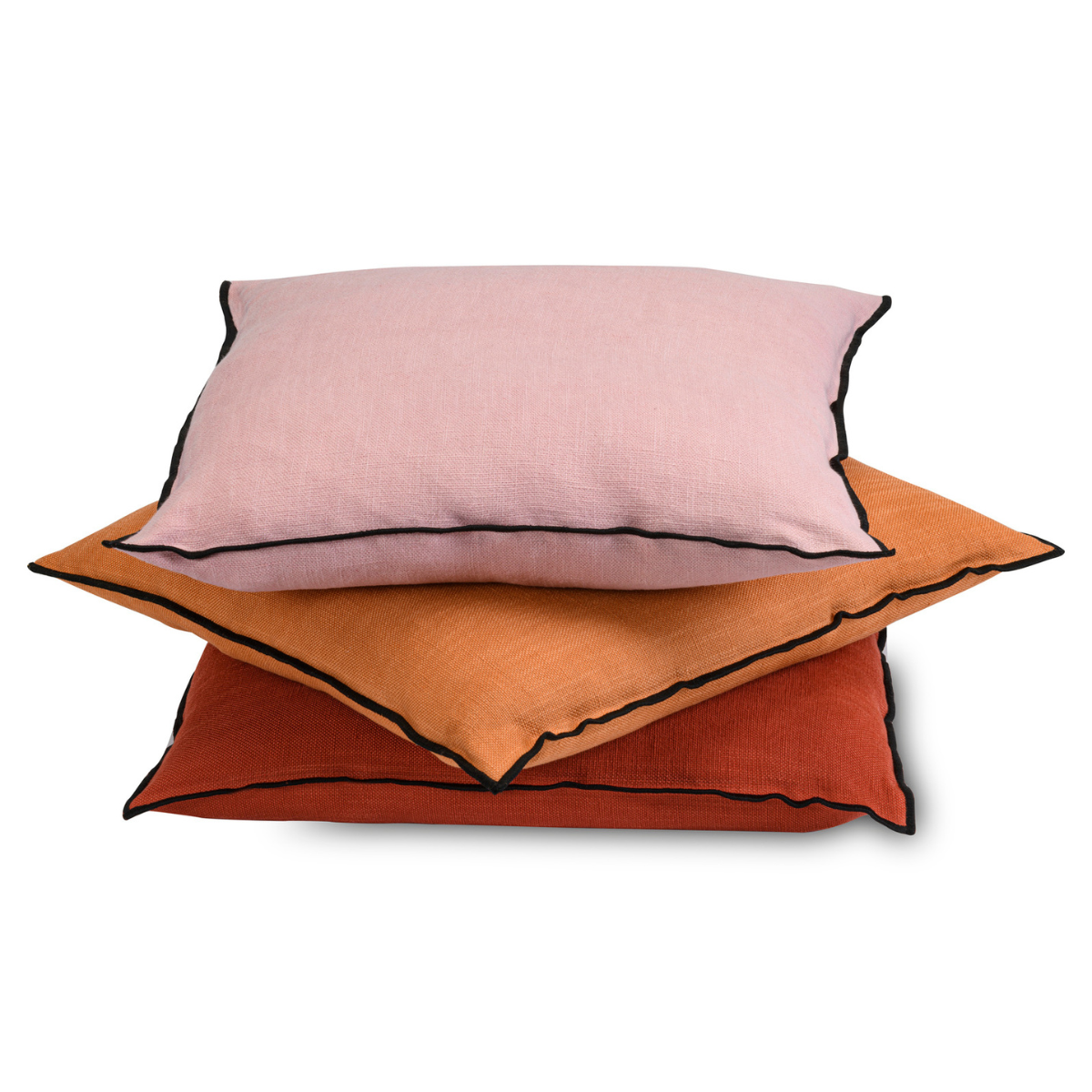 Design-Kissen "Zino" in Karmin 50x50cm