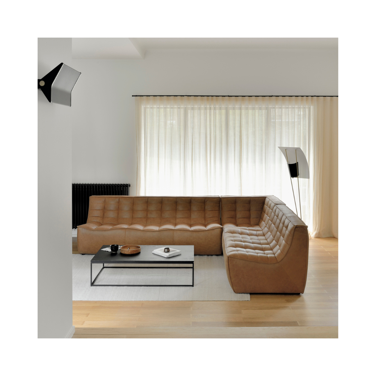 Ledersofa "Alter Sattel" (3er Sitz)