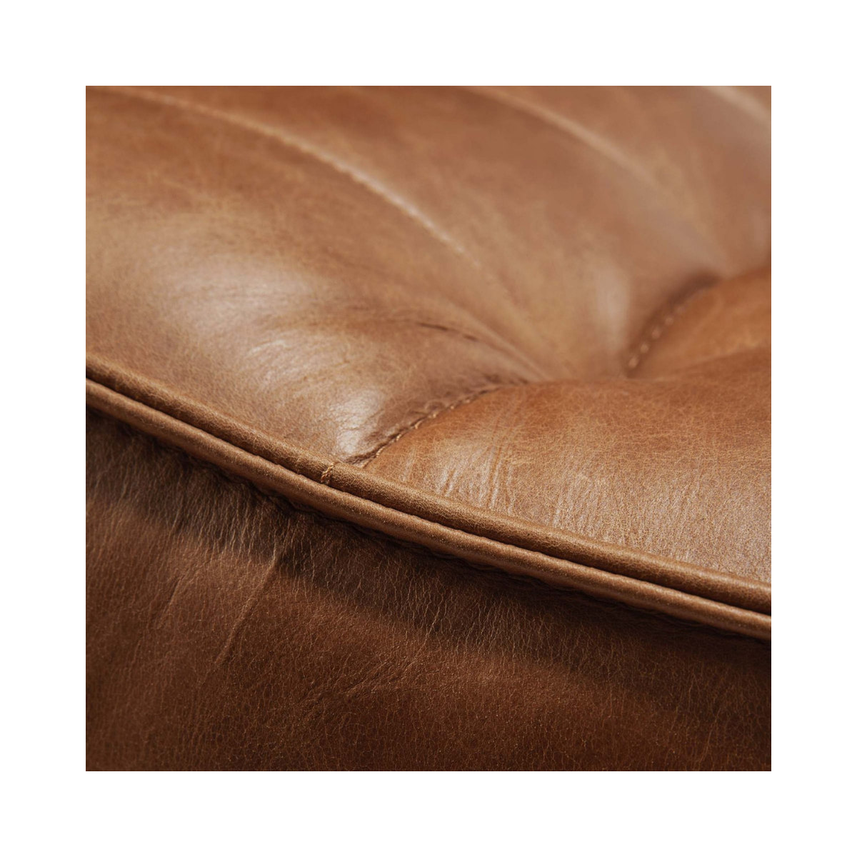 Ledersofa "Alter Sattel" (3er Sitz)