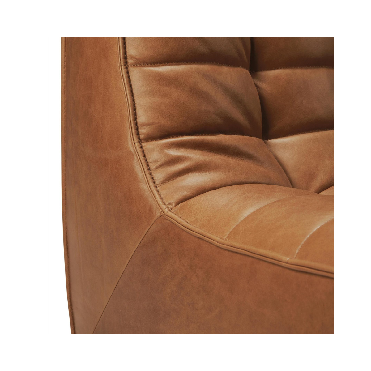 Ledersofa "Alter Sattel" (3er Sitz)