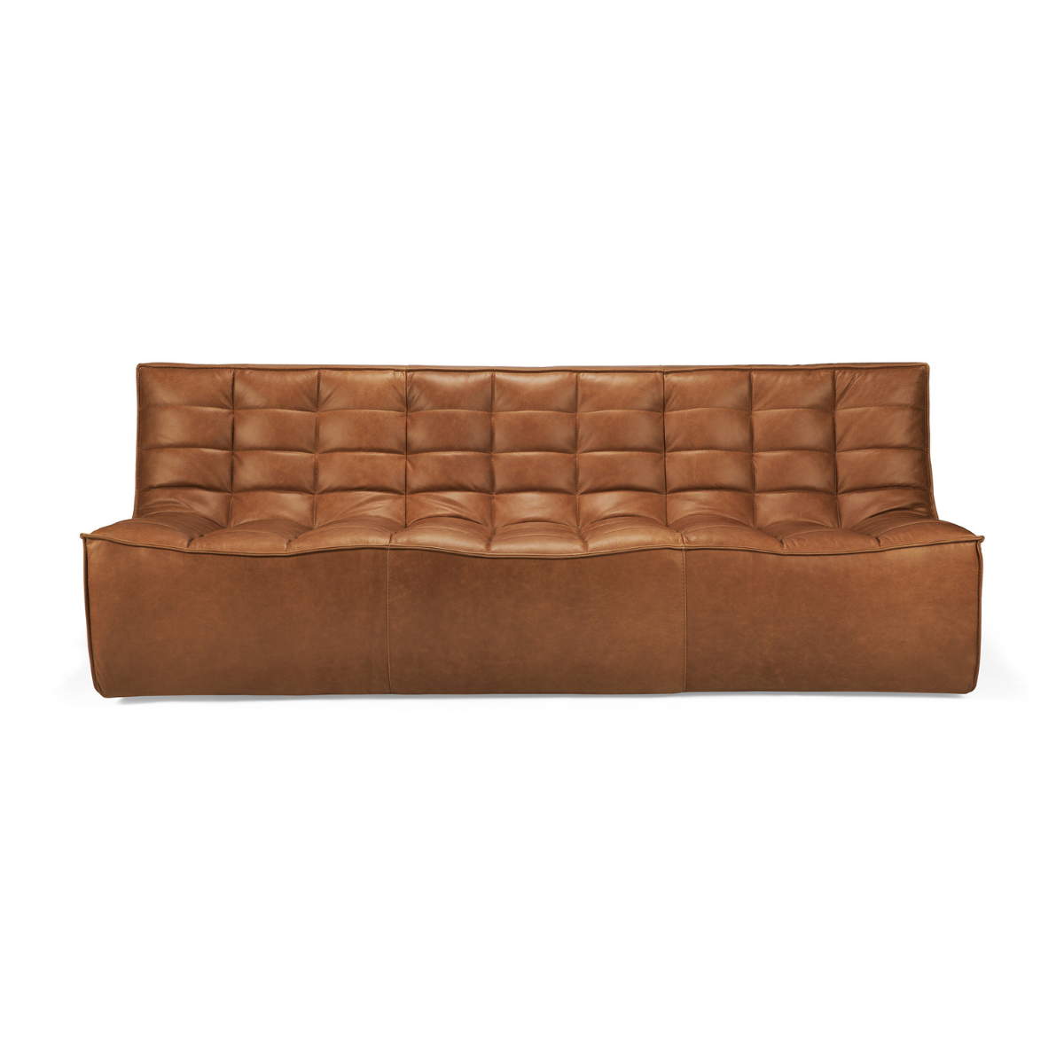 Ledersofa "Alter Sattel" (3er Sitz)