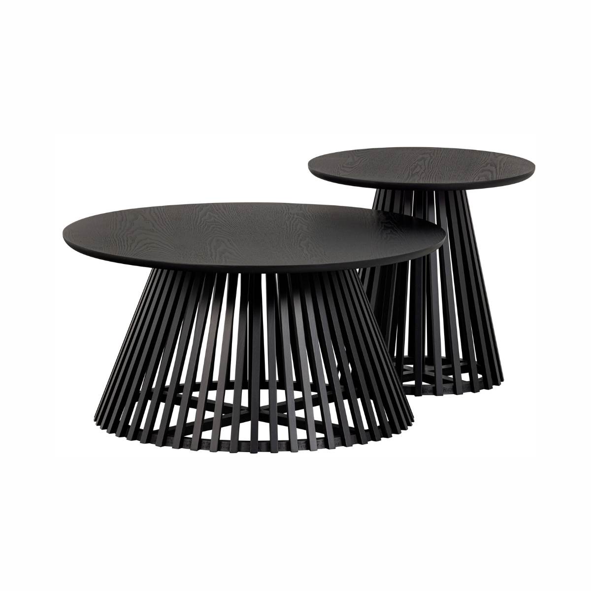 Jeanette Holz Peristaltisch Schwarz 40xØ80