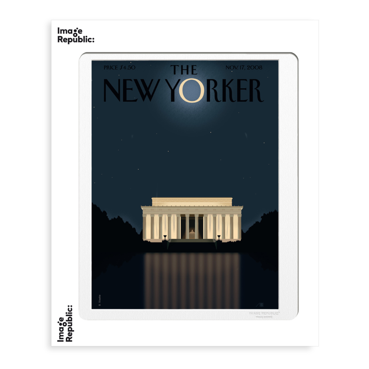 Kunstdruck "Staake Lincoln" by The New Yorker 40x50cm