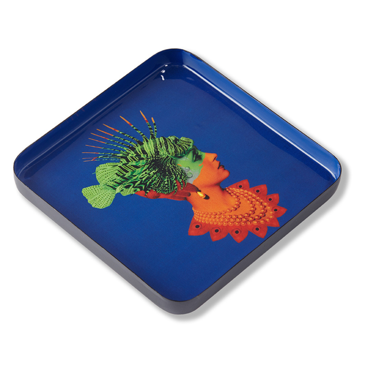 Modernes Metall-Tablett "Rascaqueen"