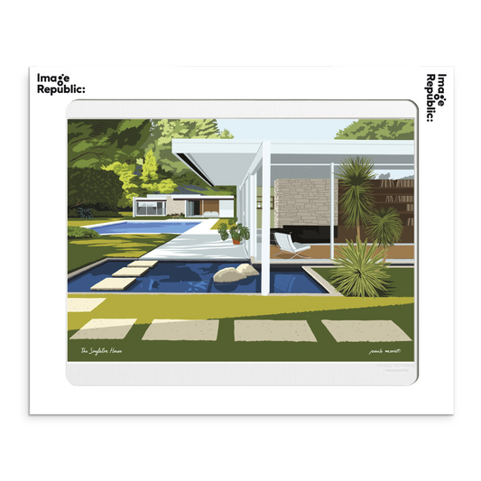 Kunstdruck "Singleton House" by Paulo Mariotti 56x76cm