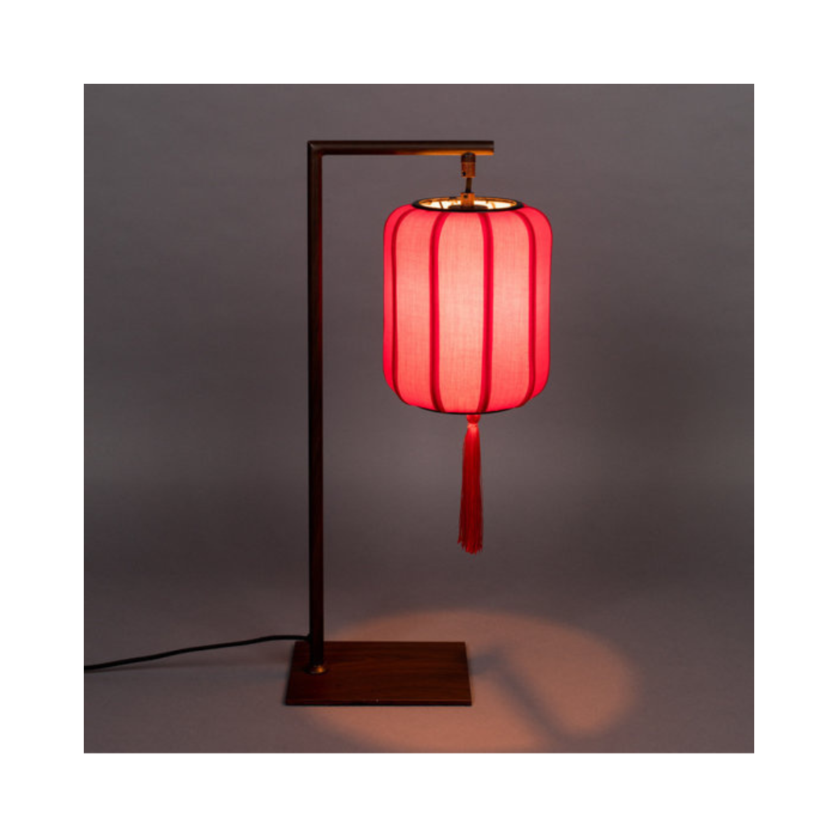 Tischlampe Lampion "Suoni" in Rot